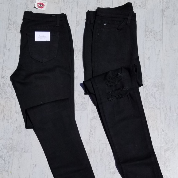 KanCan Denim - Kancan black distressed skinnies KanCan Denim - Kancan black distressed skinnies